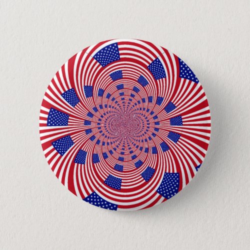 I Love The United States Pinback Button