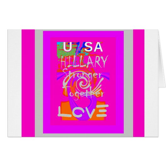 I Love The United States: Stronger Together (Front Horizontal)