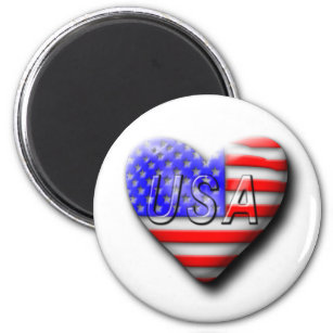 I love The USA Magnet