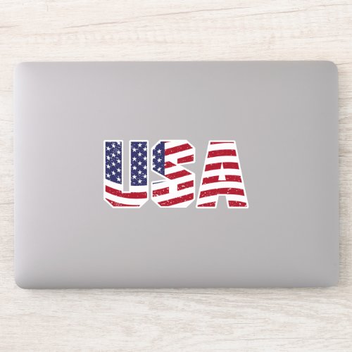 I Love the USA Sticker
