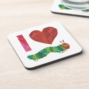 I Love The Very Hungry Caterpillar Beverage Coaster
