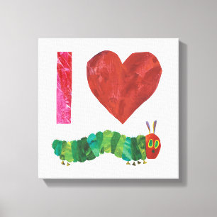 I Love The Very Hungry Caterpillar Canvas Print