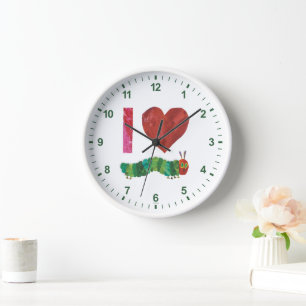 I Love The Very Hungry Caterpillar Clock