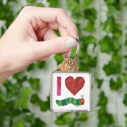 I Love The Very Hungry Caterpillar Keychain