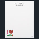 I Love The Very Hungry Caterpillar Letterhead<br><div class="desc">Celebrate your affection for the classic storybook with the I Love The Very Hungry Caterpillar design. This whimsical artwork features Eric Carle’s iconic caterpillar paired with the phrase "I Love The Very Hungry Caterpillar, " creatively rendered in Carle’s signature hand-painted collage style. The bold text is accented by vibrant colors...</div>