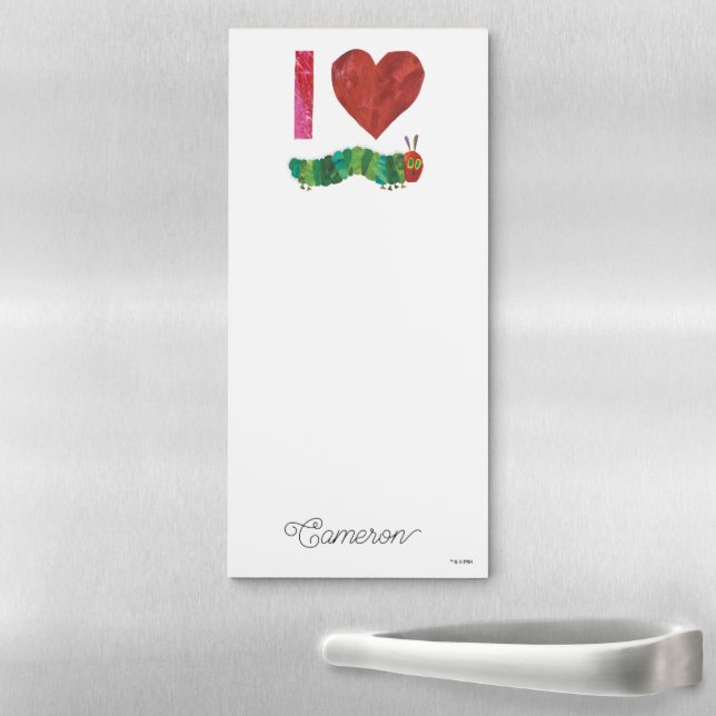 I Love The Very Hungry Caterpillar Magnetic Notepad (In Situ)