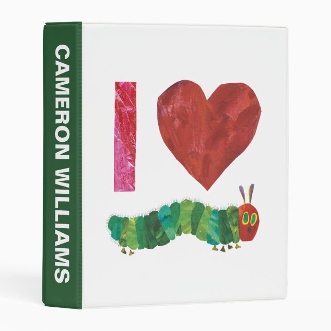 I Love The Very Hungry Caterpillar Mini Binder (Front/Spine)