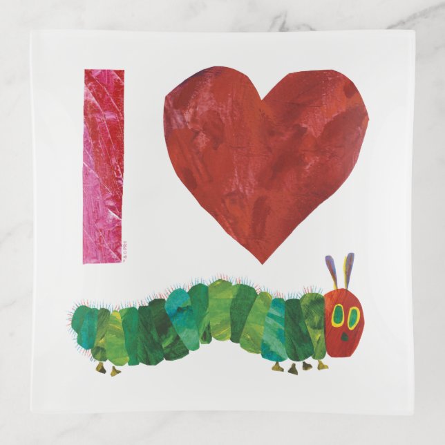 I Love The Very Hungry Caterpillar Trinket Tray (Front)