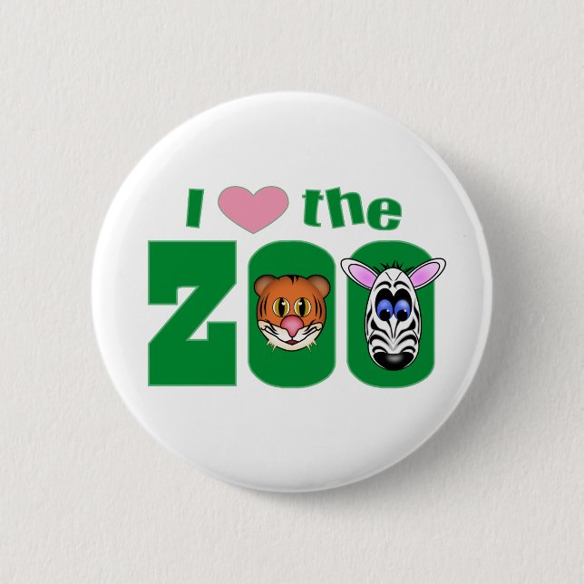 I Love the ZOO Button (Front)