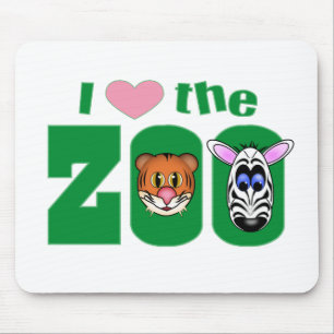 I Love the ZOO Mouse Pad