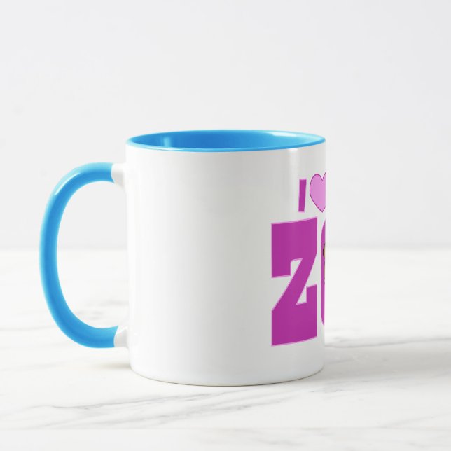 I Love the Zoo Mug (Left)