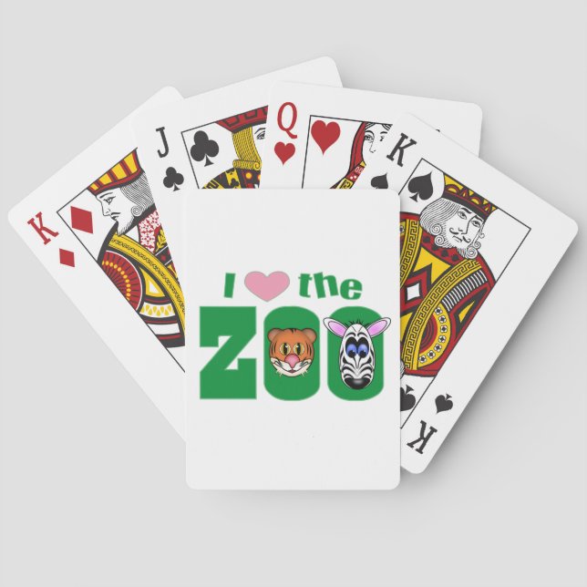 I Love the ZOO Poker Cards (Back)