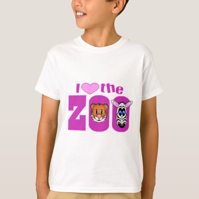 I Love the Zoo T-Shirt (Front)