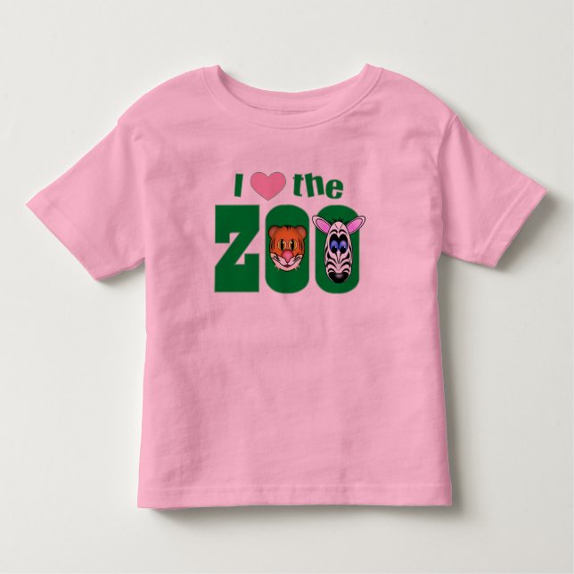 I Love the ZOO Toddler T-shirt (Front)