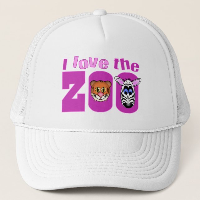 I Love the Zoo Trucker Hat (Front)