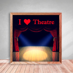 I Love Theater Poster