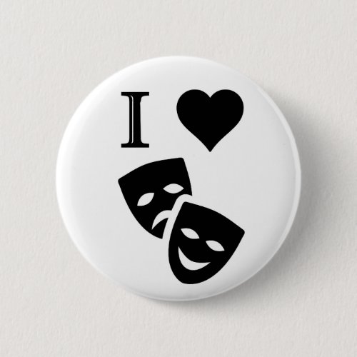 I Love Theatre Button