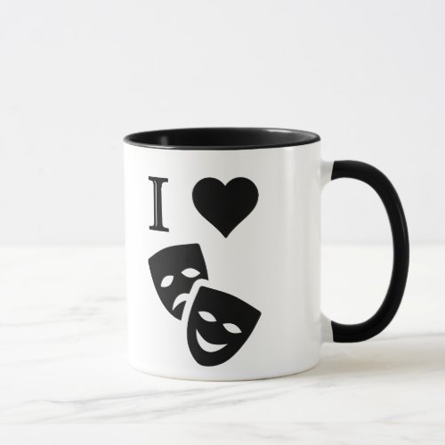 I Love Theatre Mug