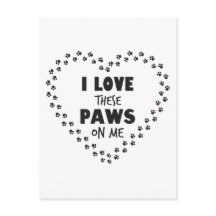 I love these paws on me