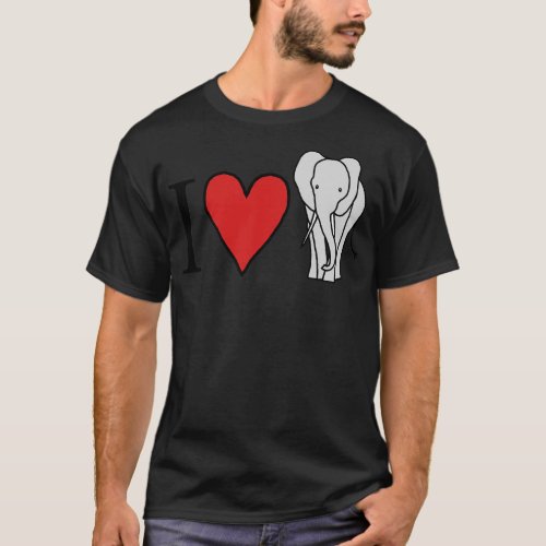 I Love This Elephant T_Shirt