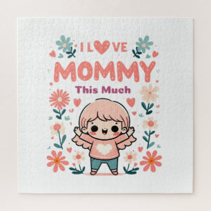 I Love This Mommy So Much Jigsaw Puzzle