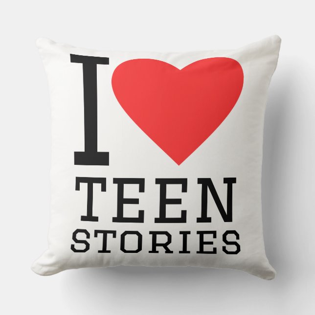 I love  throw pillow (Front)