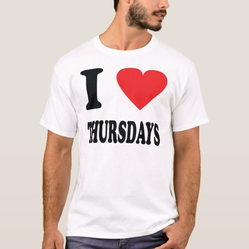 I love thursdays icon T_Shirt