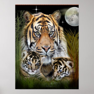 I love Tigers Poster