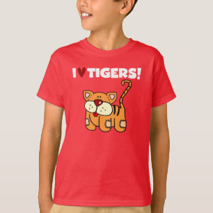 I Love Tigers T-Shirt
