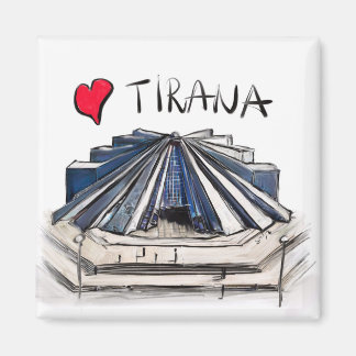 I love Tirana Magnet