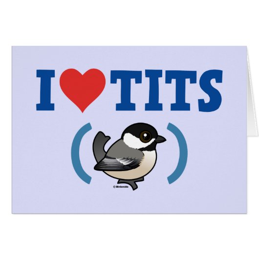 I Love Tits (BCCH) Cards (Front Horizontal)