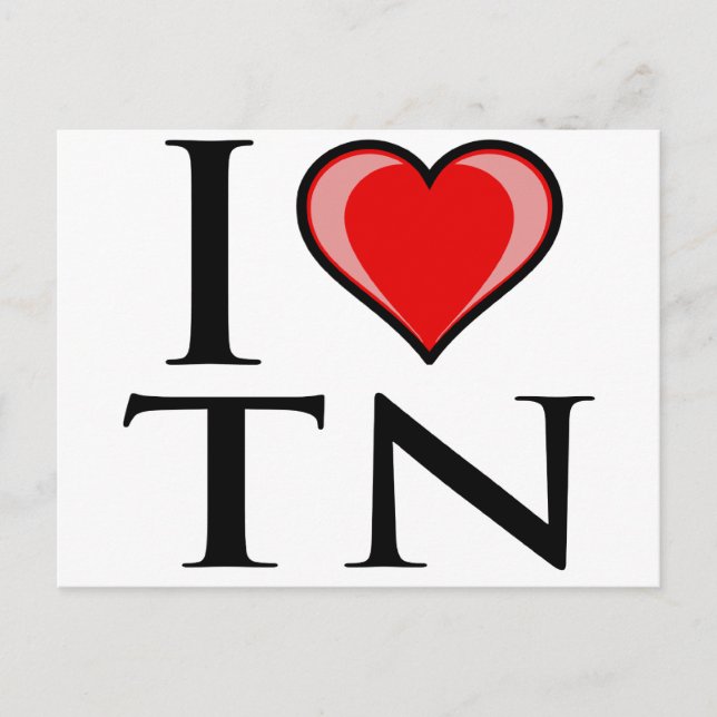 I Love TN - Tennessee Postcard (Front)