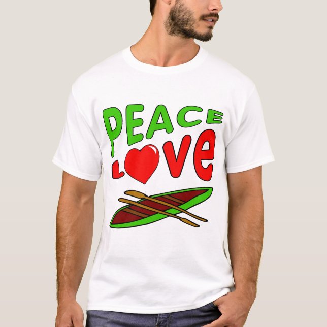 I Love To Canoe T-Shirt (Front)