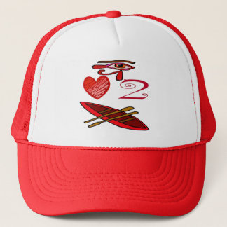I Love To Canoe Trucker Hat
