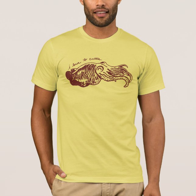 I Love to Cuttle tee shirt (Front)