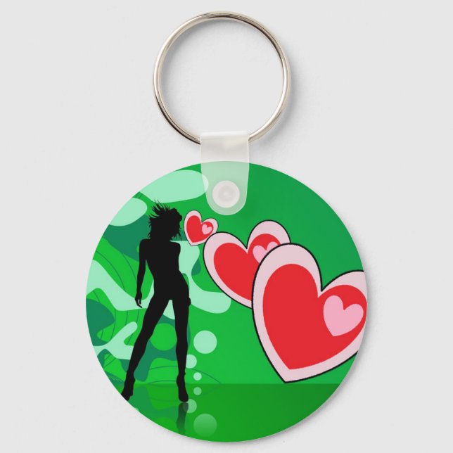 I Love To Dance! Keychain (Front)