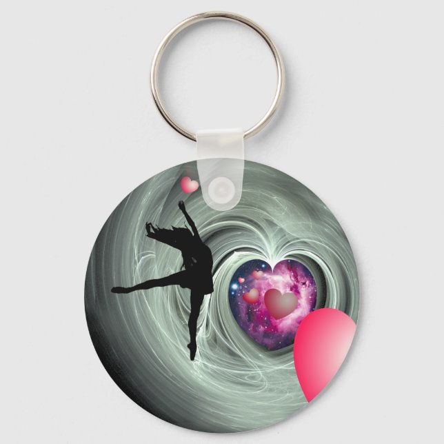 I Love To Dance! Keychain (Front)