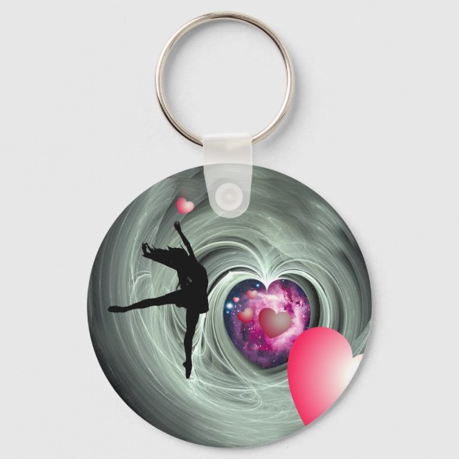I Love To Dance! Keychain (Front)
