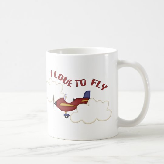 I Love To Fly Coffee Mug