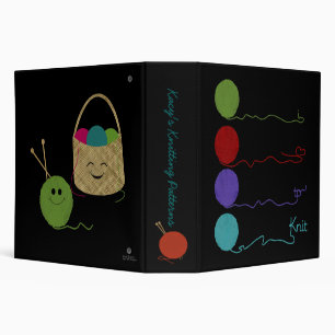 I Love to Knit Avery Binder 2."