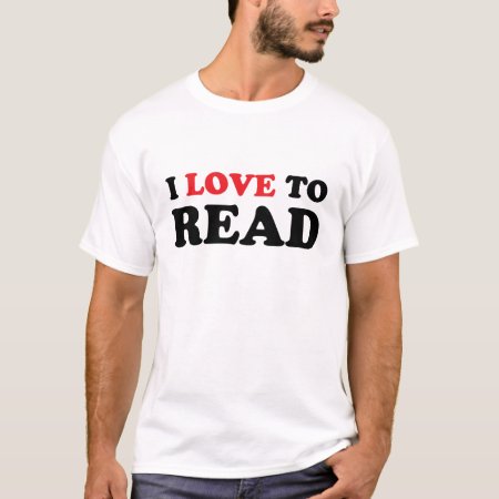 I Love To Read Basic T-shirt