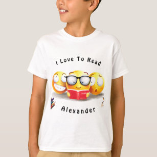 I Love To Read Books Reader T-Shirt