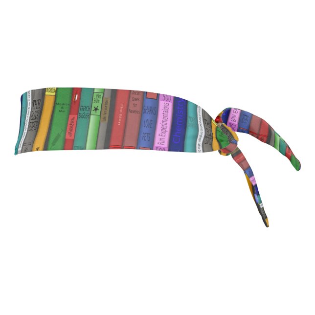 I love to read Books  Thunder_Cove Tie Headband (Rotate 90)