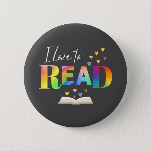 I Love To Read Button