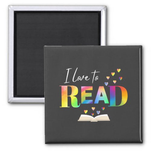 I Love To Read  Magnet