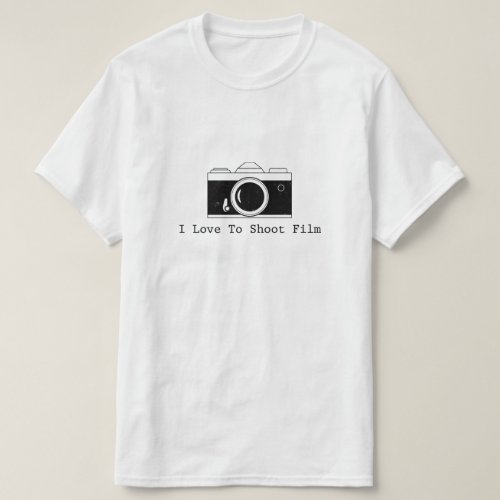 I Love To Shoot Film T_Shirt