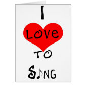 I Love To Sing (Front)