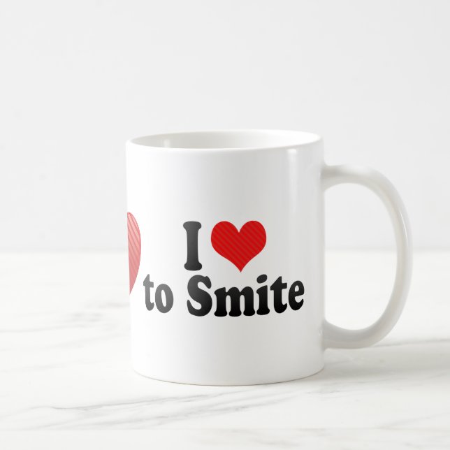 I Love to Smite Coffee Mug (Right)
