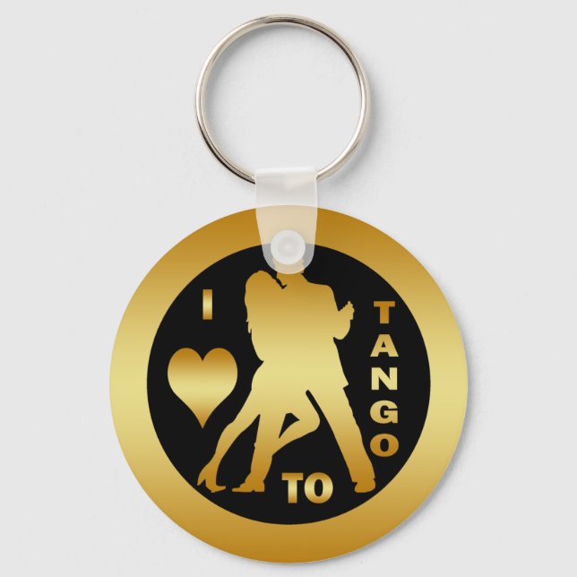 I LOVE TO TANGO KEYCHAIN (Front)