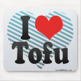 Mousepad Tofu de Kawaii que que as pessoas amem o tofu